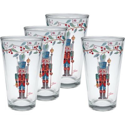 Nutcracker The Guardian 16 oz. Cooler Glass - Set of 4